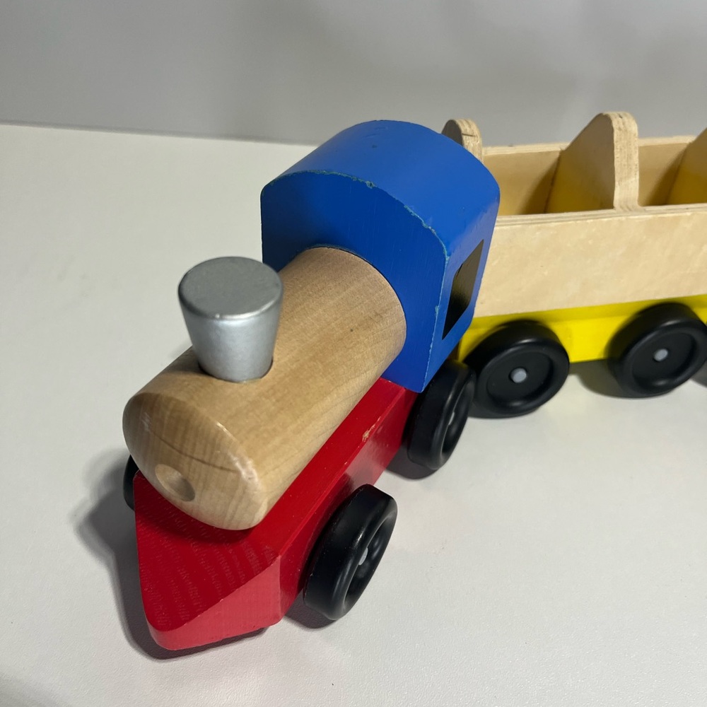Melissa & Doug Wooden Train Set - Picture 6 of 13